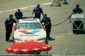 Pushing the #10 to the Pit area before Qualifying